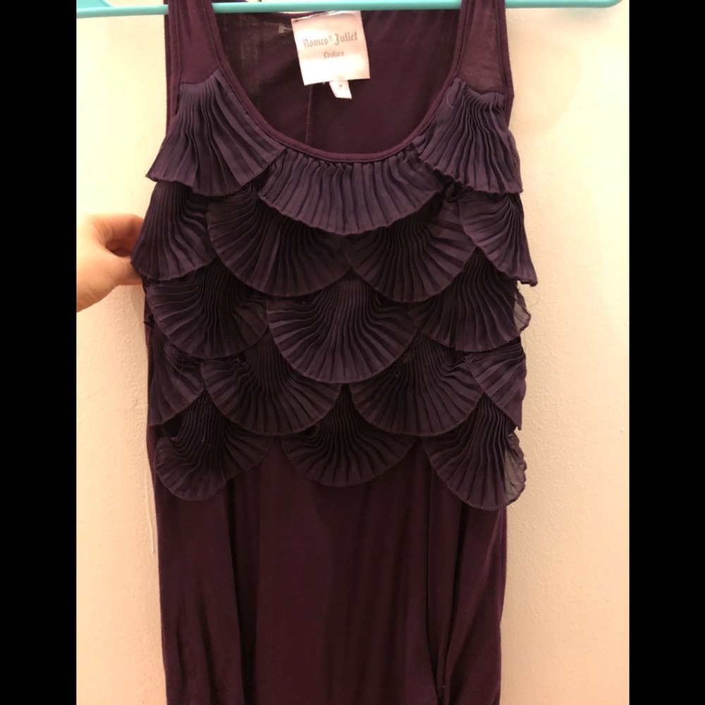 Romeo & Juliet purple shell tank